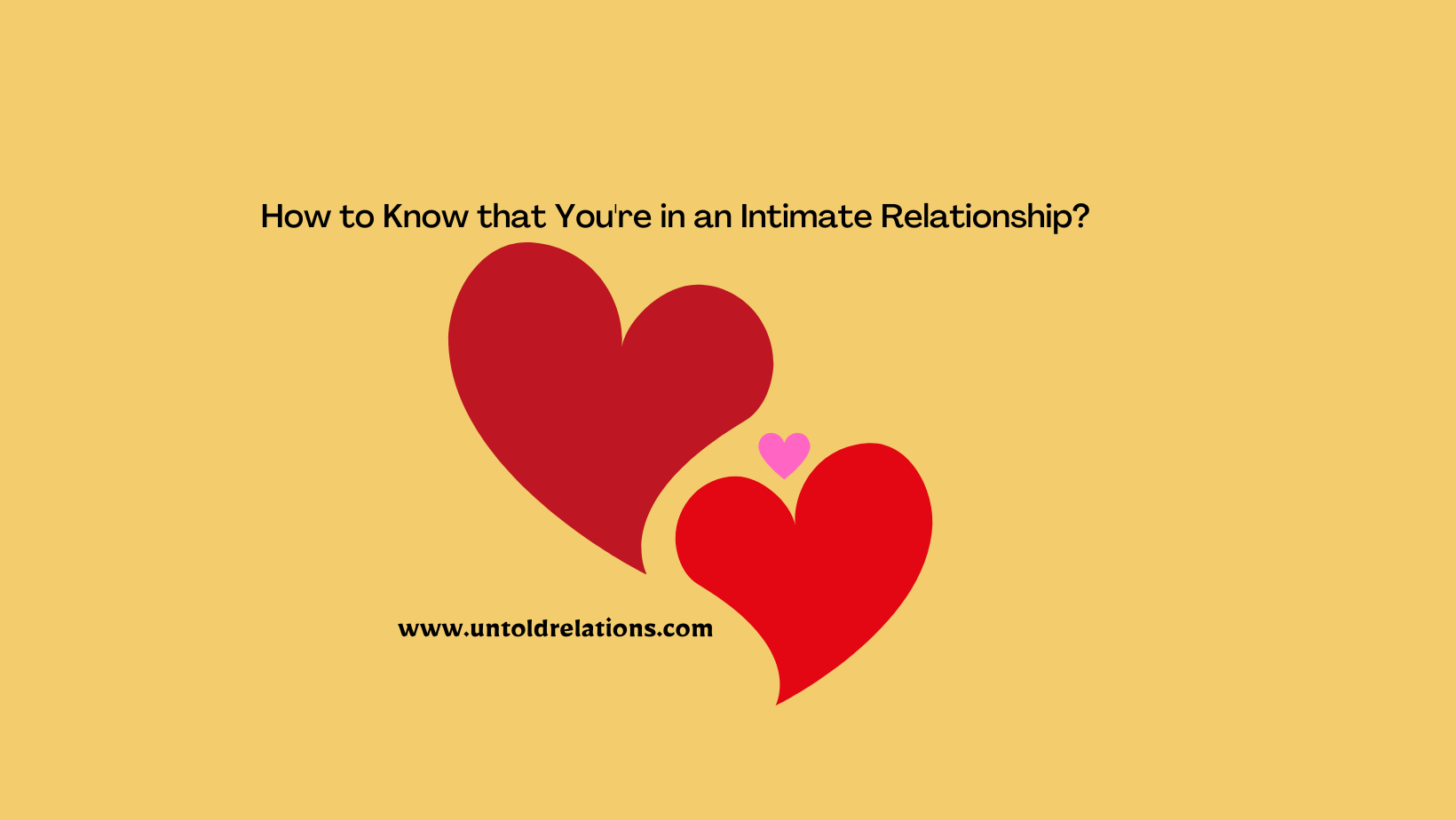 How To Know That You re In An Intimate Relationship 